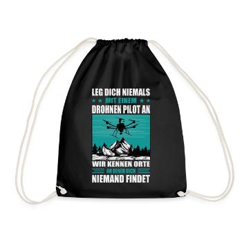 Accessoires de pilote de drone Drone Pilote de drone Cadeau - Sac de sport léger - noir - Devant