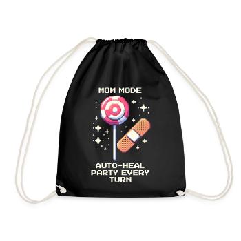 Mode maman : guérison automatique à chaque tour | Parents - Sac de sport léger - noir - Devant