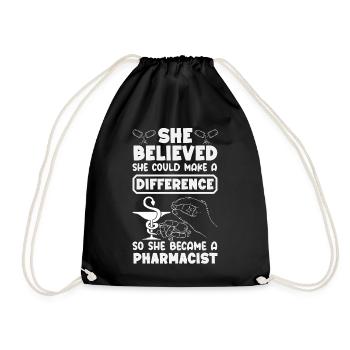 Pharmacist Pharmaceutical Technical - Drawstring Bag - black - Front