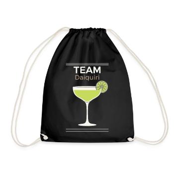 Junggesellinnenabschied Cocktail Team Daiquiri - Turnbeutel - Schwarz - Vorne