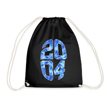 22 YEARS OLD 2004 22ND BIRTHDAY - Drawstring Bag - black - Front