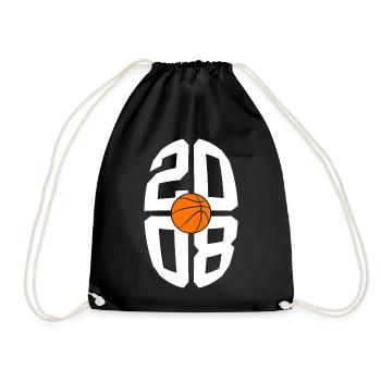 BASKETBALL VINTAGE 2008 18E ANNIVERSAIRE - Sac de sport léger - noir - Devant