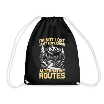 Itinéraires alternatifs Randonnée Montagnes Alpinisme - Sac de sport léger - noir - Devant