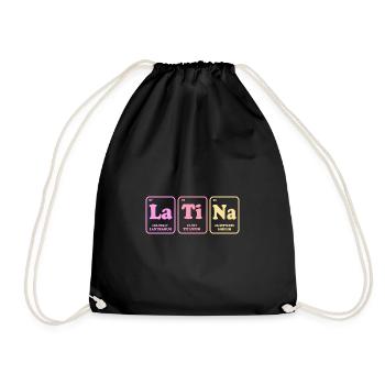 Latina Mom Latino - Drawstring Bag - black - Front