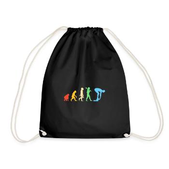 Swimming Swimmers Swimming Pool Swimming Instructors - Drawstring Bag - black - Front