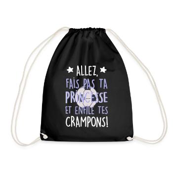 spécial Footballeuses - Sac de sport léger - noir - Devant