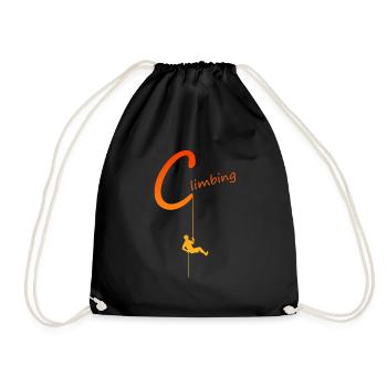 climbing - Turnbeutel - Schwarz - Vorne