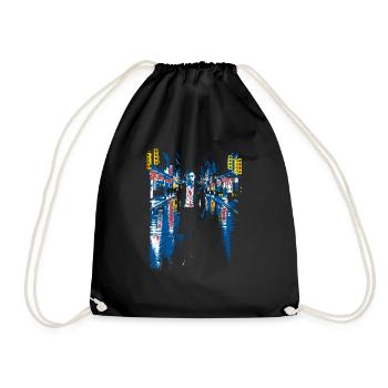 .point_city__soho - Drawstring Bag - black - Front