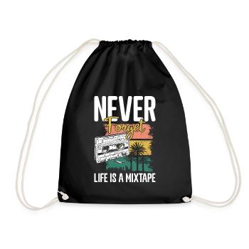 Légende de la musique Rock Voiture ancienne - Sac de sport léger - noir - Devant