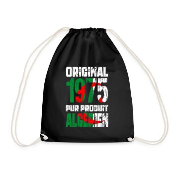 50th Anniversary - Original - 1975 - Algerian - Drawstring Bag - black - Front