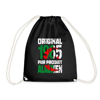 60th Anniversary - Original - 1965 - Algerian - Drawstring Bag - black - Front