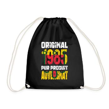 40th anniversary - Original - 1985 - Auvergne - Drawstring Bag - black - Front