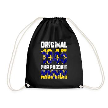 80th anniversary - Original - 1945 - Ardèche - Drawstring Bag - black - Front