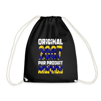 18th birthday - Original - 2007 - Ardèche - Drawstring Bag - black - Front