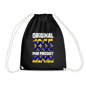 70th anniversary - Original - 1955 - Ardèche - Drawstring Bag - black - Front