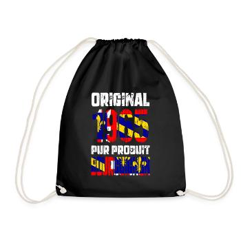 Anniversaire 60 ans - Original - 1965 Bourguignon - Sac de sport léger - noir - Devant