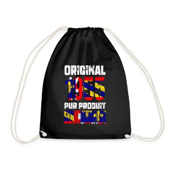 Anniversaire 70 ans - Original - 1955 Bourguignon - Sac de sport léger - noir - Devant