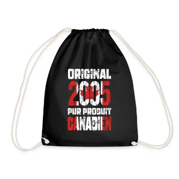 20th Anniversary - Original - 2005 - Canadian - Drawstring Bag - black - Front