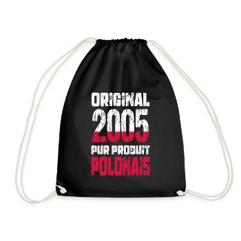 20 Year Anniversary - Original 2005 - Polish - Drawstring Bag - black - Front
