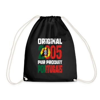 Anniversaire 20 ans - Original 2005 - Portugais - Sac de sport léger - noir - Devant