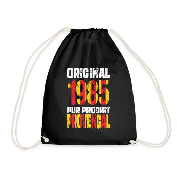 40th Anniversary - Original 1985 - Provençal - Drawstring Bag - black - Front