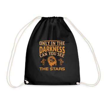 Only in the Darkness - Turnbeutel - Schwarz - Vorne