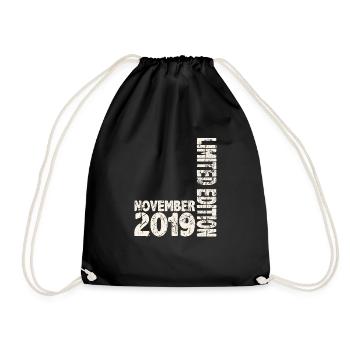 Novembre 2019 Edition Limitée 4 Ans Homme Femme - Sac de sport léger - noir - Devant