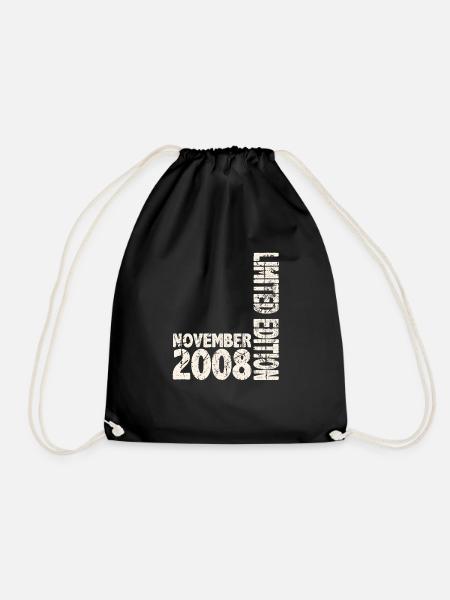 November 2008 Limited Edition 15 Jahren Mann Frau - Turnbeutel - Schwarz
