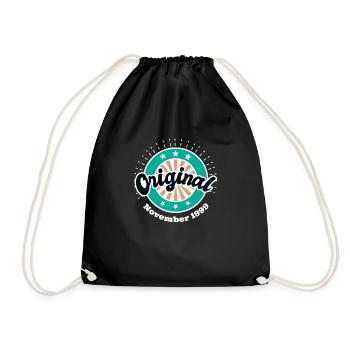November 1999 Original 24 Years Man Woman - Drawstring Bag - black - Front