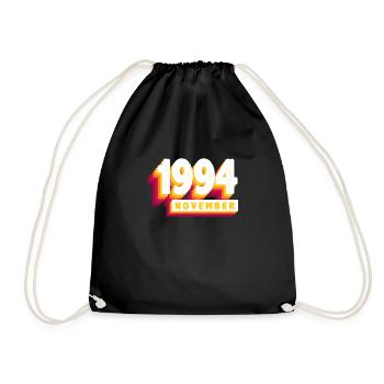 Novembre 1994 29 Ans Homme Femme Anniversaire - Sac de sport léger - noir - Devant