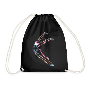 Gymnastique Fille - Sac de sport léger - noir - Devant