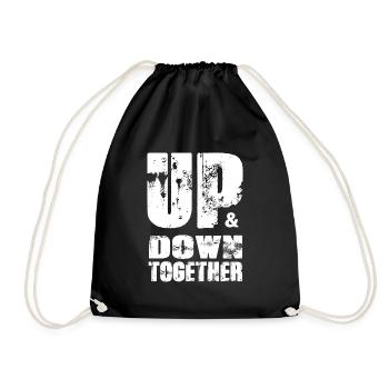 Up &down together - Sac de sport léger - noir - Devant