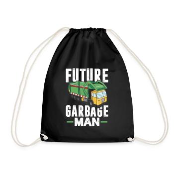 Recycling Garbage Truck – Recycling Management - Turnbeutel - Schwarz - Vorne