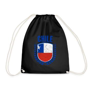 Chile - Turnbeutel - Schwarz - Vorne