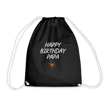 Joyeux anniversaire Papa Personne préférée Anniversaire - Sac de sport léger - noir - Devant