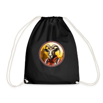 Capricorns Fire Brigade / Firefighter Capricorn - Drawstring Bag - black - Front