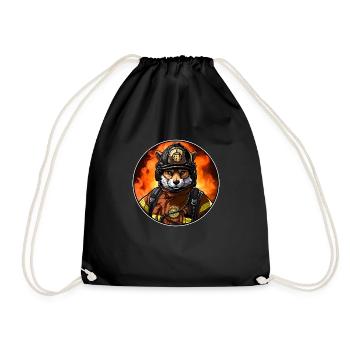 Pompiers de Fuchs - Sac de sport léger - noir - Devant