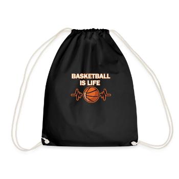 basket-ball - Sac de sport léger - noir - Devant