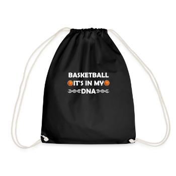 Basketball - It's in my DNA / DNS - Drawstring Bag - black - Front