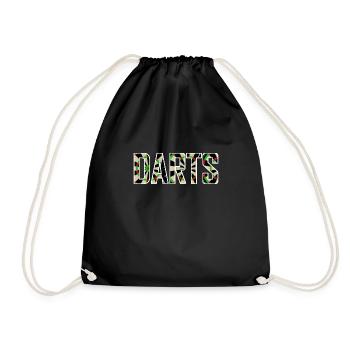 Dart - Drawstring Bag - black - Front