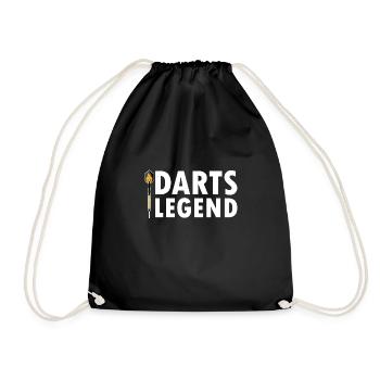 Darts darts darts - Drawstring Bag - black - Front