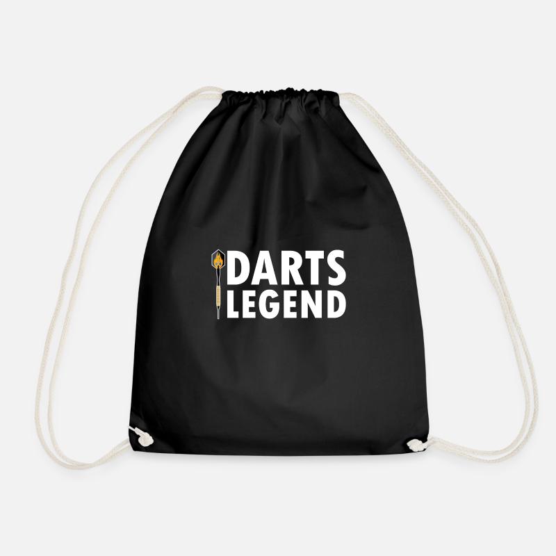 Darts darts darts - Drawstring Bag - black