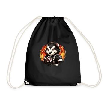 Fire Brigade Skunk - Drawstring Bag - black - Front