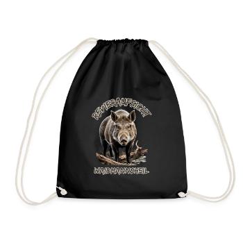 Jäger-Waidmannsheil Revieraufsicht-Wildschwein - Sac de sport léger - noir - Devant