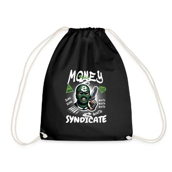 Gangster Syndicate - Drawstring Bag - black - Front
