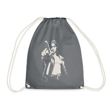 Fais pas ça! - Sac de sport léger - gris - Devant