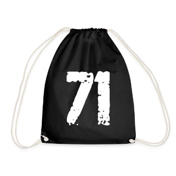 71 Nombre Vintage - Sac de sport léger - noir - Devant