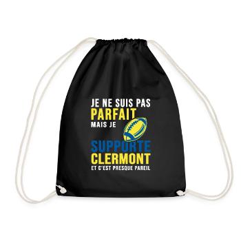 Rugby humour rugby clermont - Sac de sport léger - noir - Devant