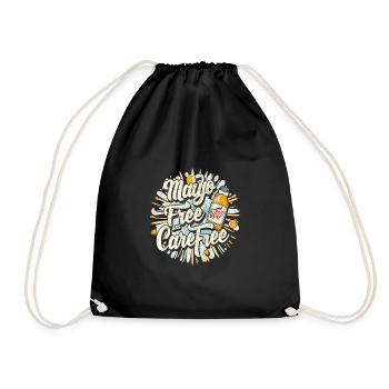 Détesteur de mayonnaise, anti mayonnaise, haineux de la mayonnaise - Sac de sport léger - noir - Devant