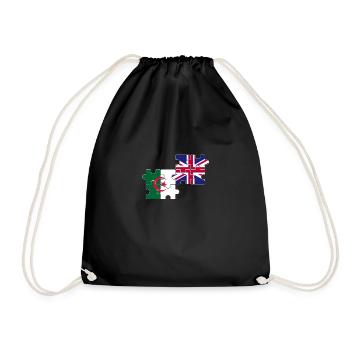 Algérie Drapeau britannique Algérie britannique - Sac de sport léger - noir - Devant